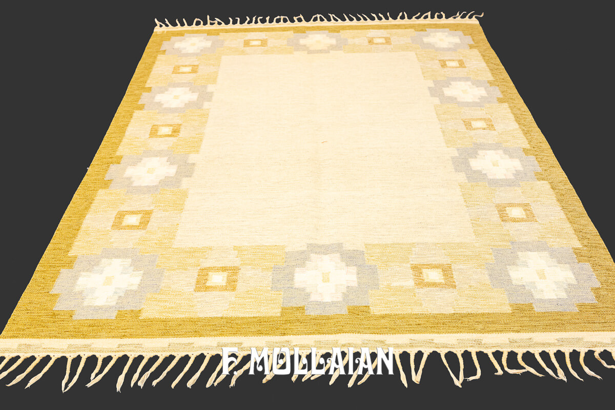 Scandinavian Rug Rollakan By Ingegerd Silow n°:420928